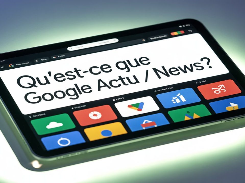 Qu’est-ce que Google actu Google News