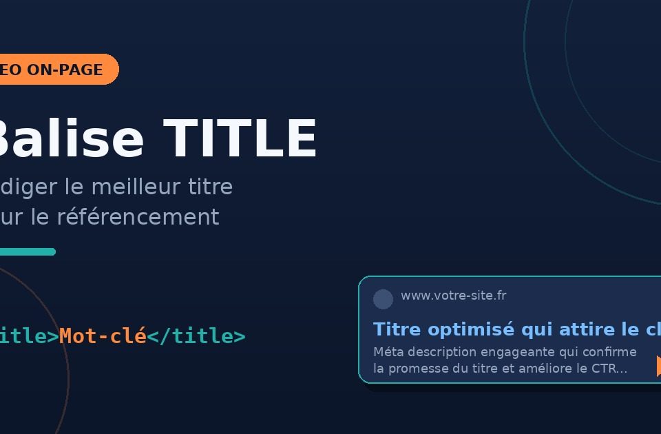 balise title