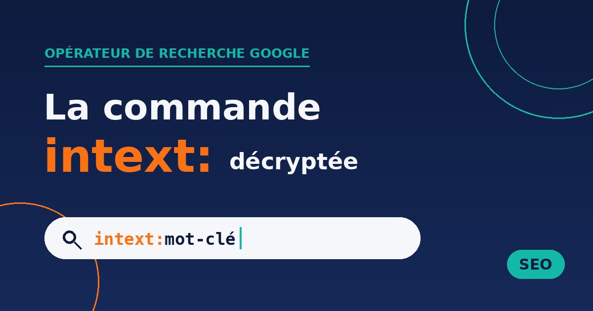 commande intext