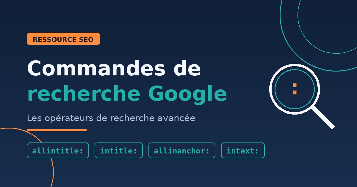 commandes recherche google